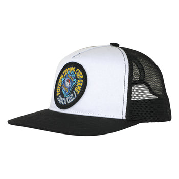 Santa Cruz x Pokemon - TCG Hand Trucker Hat - Black / White - Board Of Missoula