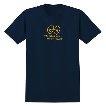 Krooked - Two Eyes T-Shirt - Navy / Yellow