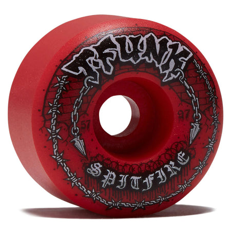 Spitfire - F4 T-Funk Raw Radial Full 97a RED - 57mm - Board Of Missoula