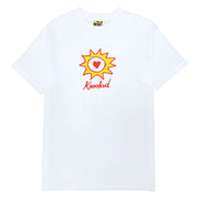 Krooked - Sunheart Long Sleeve T-Shirt - White / Yellow