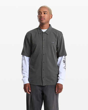Volcom - Chavo Button Down Shirt - Castlerock