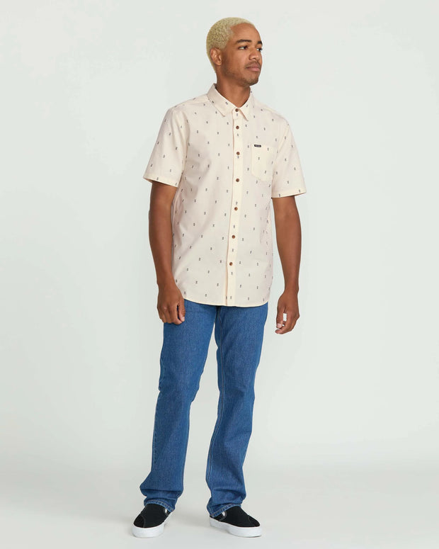 volcom dress shirt Men's Bankstone Short Sleeve Shirt