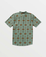 Volcom - Desert Dobby Button Up Shirt - Light Olive