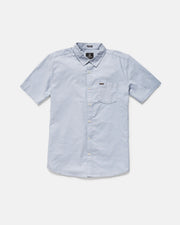 Volcom - Everett Oxford II Shirt - Wrecked Indigo - Board Of Missoula