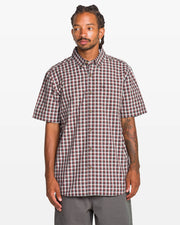 Volcom - Louie Check Shirt - Light Blue Acid - Board Of Missoula