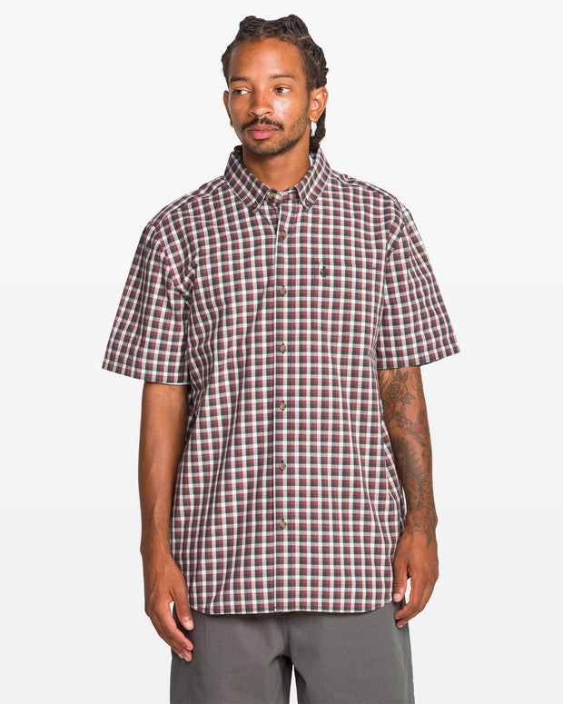 Volcom - Louie Check Shirt - Light Blue Acid - Board Of Missoula