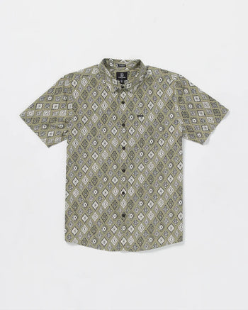 Volcom - Scaler Stone Woven Shirt - Thyme Green