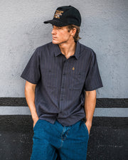 Volcom - Kap Out Workwear Button Up Shirt - Midnight
