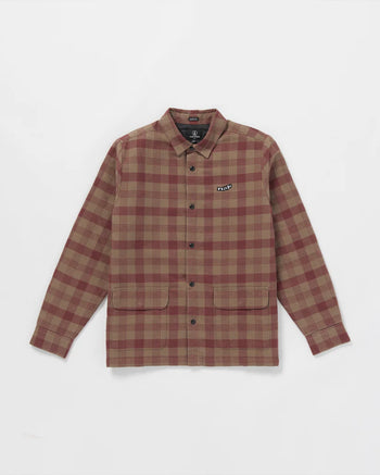 Volcom - Stradostone Lined Long Sleeve - Teak