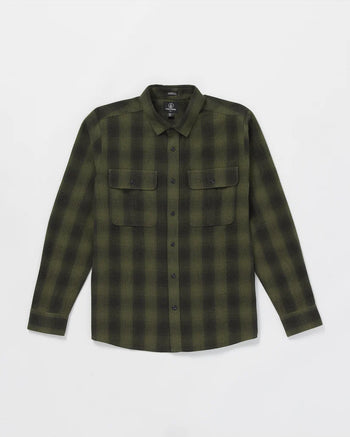 Volcom - Shadowstone Flannel Long Sleeve - Wintermoss