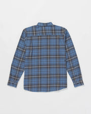 Volcom - Caden Plaid Long Sleeve - Blueberry