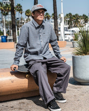 Volcom - Lando Shirt - Light Navy