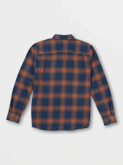 Volcom - Netastone Long Sleeve Flannel - Navy