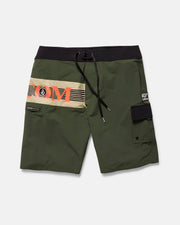 Volcom - Liberator Mod 20 Boardshorts - Squadron Green