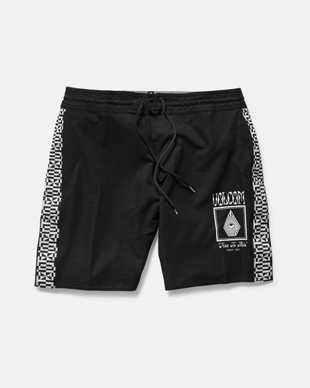 Volcom - Yewster Loose Stoney 18 Boardshorts - Black