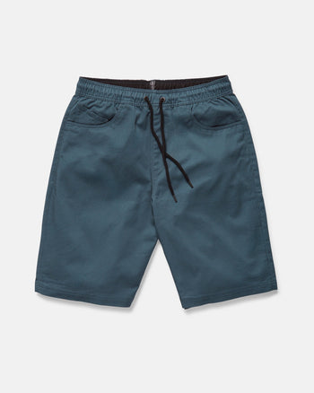 Volcom - Freazy Loose Elastic Waist Short - Dark Slate