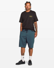 Volcom - Freazy Loose Elastic Waist Short - Dark Slate