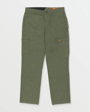 Volcom - Workwear Gage Work Pant - Squadron Green