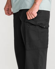 Volcom - Billow Tapered Elastic Waist Cargo Pants - Black