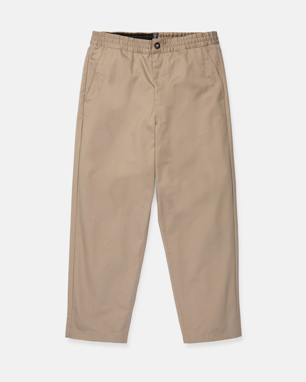 Volcom - Capreezy Elastic Waist Pant - Light Khaki
