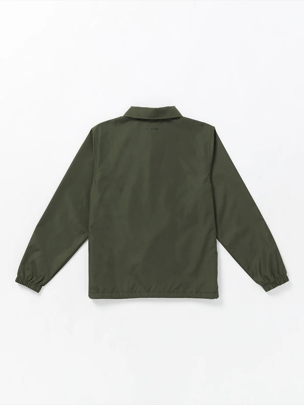 Volcom - Skate Vitals Coaches Jacket - Squadron Green – Board Of Volcom - Skate Vitals Coaches Jacket - Squadron Green – Board Of