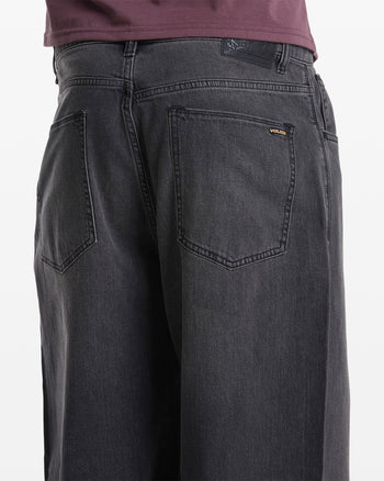 Volcom - Chillow Denim Pant - Black Grey - Board Of Missoula