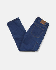 Volcom - Kincade Utility Denim - Med Dark Indigo