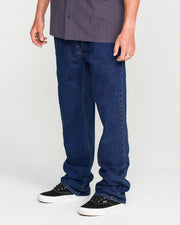Volcom - Kincade Utility Denim - Med Dark Indigo