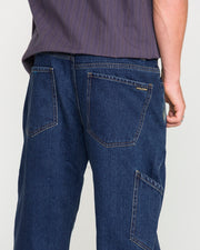 Volcom - Kincade Utility Denim - Med Dark Indigo
