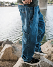 Volcom - Kincade Utility Denim - Med Dark Indigo