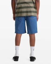 Volcom - Billow Denim Short - Bold Blue