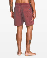 Volcom - Center Elastic Waist Trunks 17 - Apple Butter