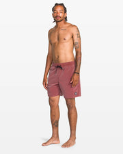 Volcom - Center Elastic Waist Trunks 17 - Apple Butter