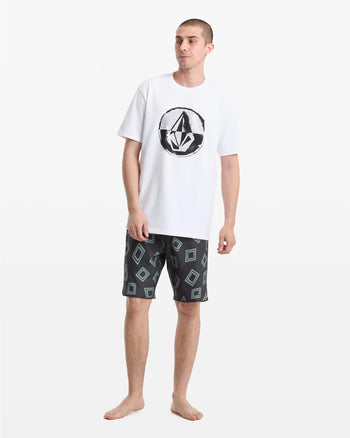 Volcom - Circle Split T-Shirt - White - Board Of Missoula