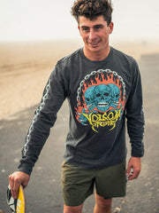 Volcom - Hot Headed  Long Sleeve T-Shirt - Stealth