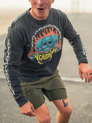 Volcom - Hot Headed  Long Sleeve T-Shirt - Stealth