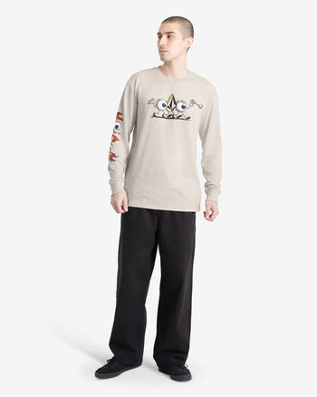 Volcom - FA Daniel Shepard Budz Long Sleeve T-Shirt - Stone Heather