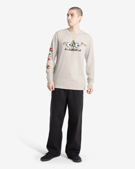Volcom - FA Daniel Shepard Budz Long Sleeve T-Shirt - Stone Heather