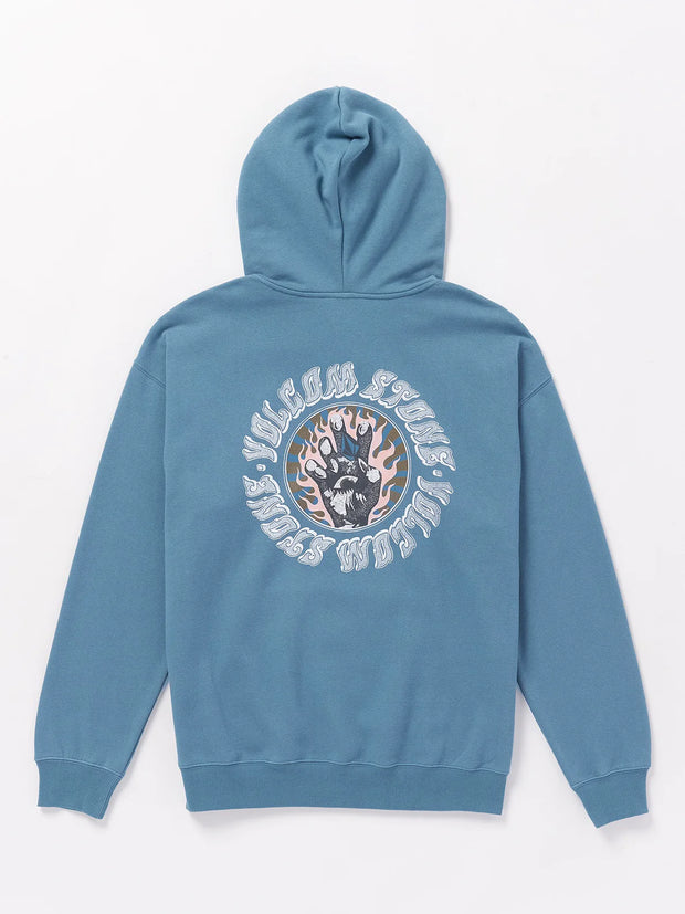 Santa cruz vacation dot 2024 blue pigment dyed hoodie