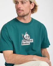 Volcom - Charmed Brains T-Shirt - Rifle Green - Board Of Missoula