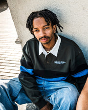 Volcom - Scratch Stone Fleece Polo - Rinsed Black