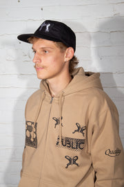 Public - Sum Zip Hoodie - Brown