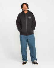 Volcom - On The Hunt Workwear Zip Hoodie - Antique Black