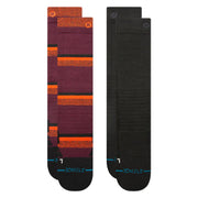 Stance - Nightride Mid Poly Snow 2 Pack Sock - Black