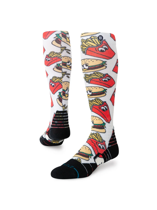 Stance - Combo Meal Mid Poly Snow Socks - Red
