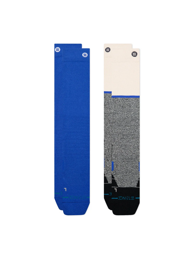 Stance - Dook Mid Poly Snow Socks 2 Pack - Blue