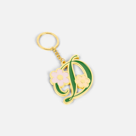 Dime - Oversized Floral Keychain