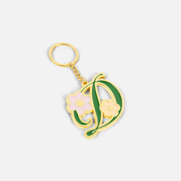 Dime - Oversized Floral Keychain