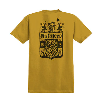 Antihero - Coat of Arms T Shirt - Mustard