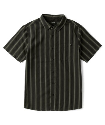 Roark - Crosswind S/S Woven Button Shirt - Onyx - Board Of Missoula